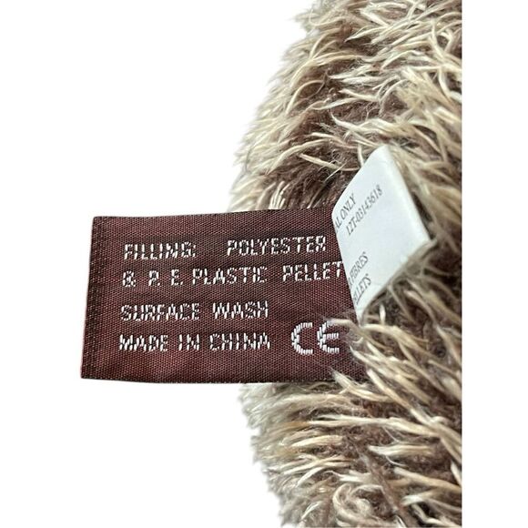Bearington Collection White Brown Hedgehog Biggie Higgy Plush Stuffed Animal 9" - Picture 7 of 8